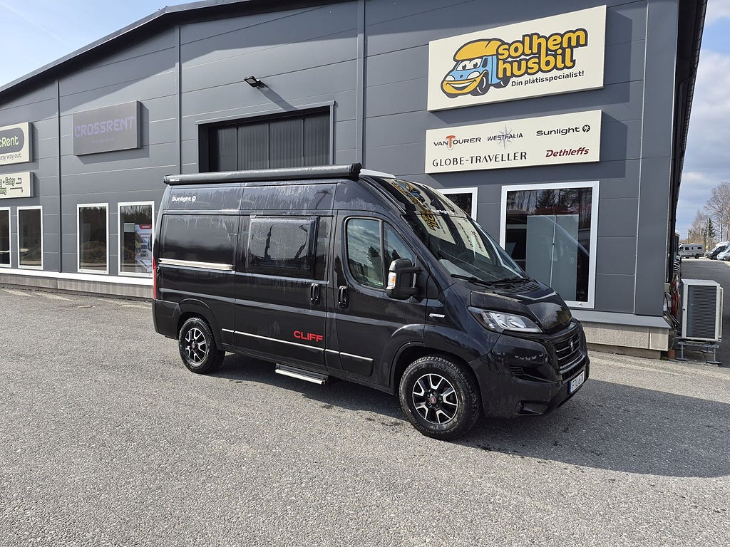 Sunlight Cliff 540 Adventure 140 hk, solcell, litium, kanonfin lastvikt