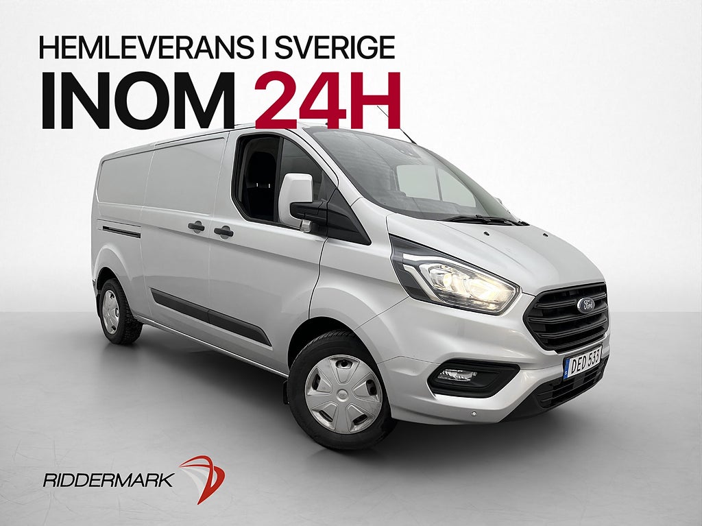 Ford transit-custom L2 Värmare Dragkrok SYNC-3 B-Kamera Moms