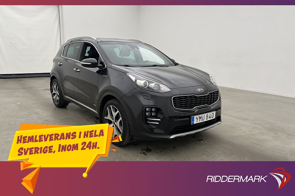 Kia Sportage 2.0 CRDi AWD GT-Line Pano Skinn JBL B-kamera