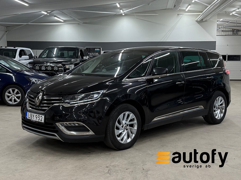 Renault Espace 1.6 dCi EDC 7-SITS TAKLUCKA DRAG B-KAMERA EU6