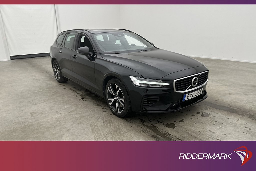 Volvo V60 T8 AWD R-Design VOC Pano Värm Skinn