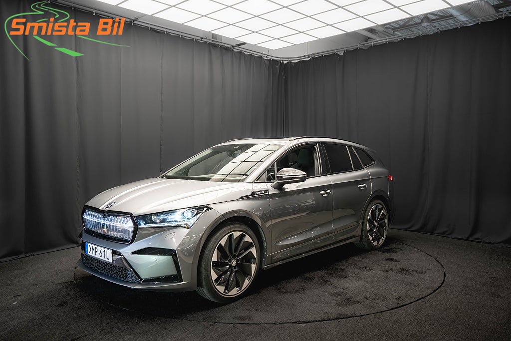Skoda Enyaq iV 80x SPORTLINE PANO CRYSTAL DRAG 21'' 360° CANTON MOMS