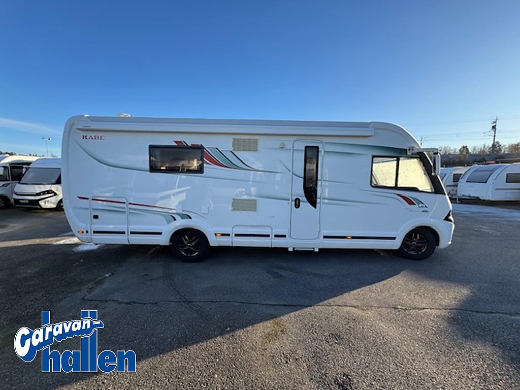 Kabe Travelmaster I 810 LT (Låga långbäddar/5e bältesplats)
