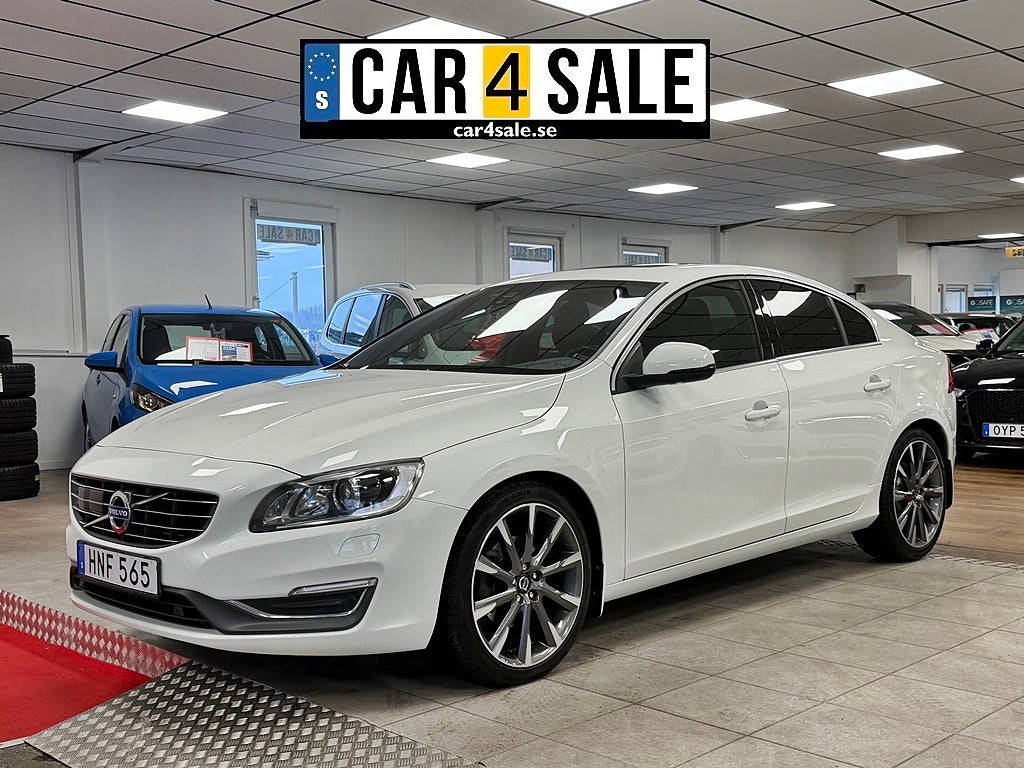 Volvo S60 D5|SUMMUM|NAVI|DRAG|BLIS|VÄRMARE|GLASTAK|KEYLESS|PEDANT