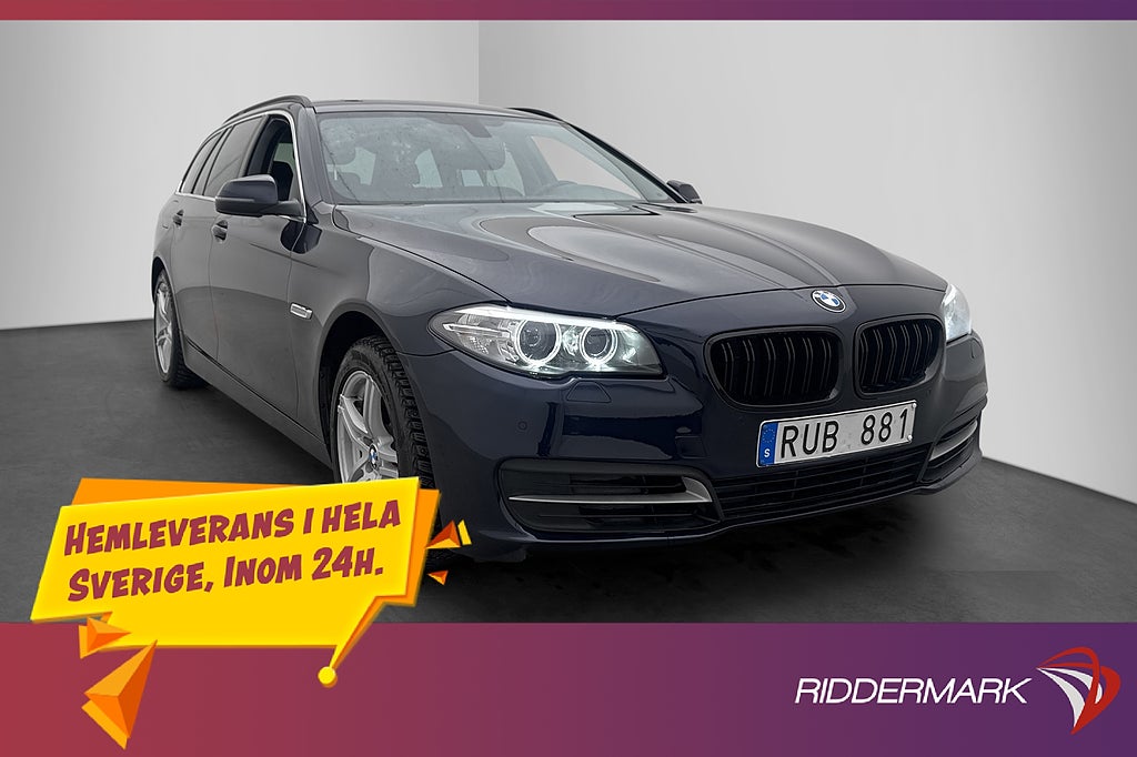 BMW 520 d 184hk xDrive Skinnklädsel Rattvärme P-Sensorer