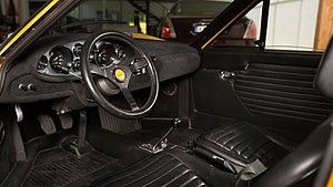 Trots att Ferrarin är från 1971 har bilen endast rullat 390 mil. 