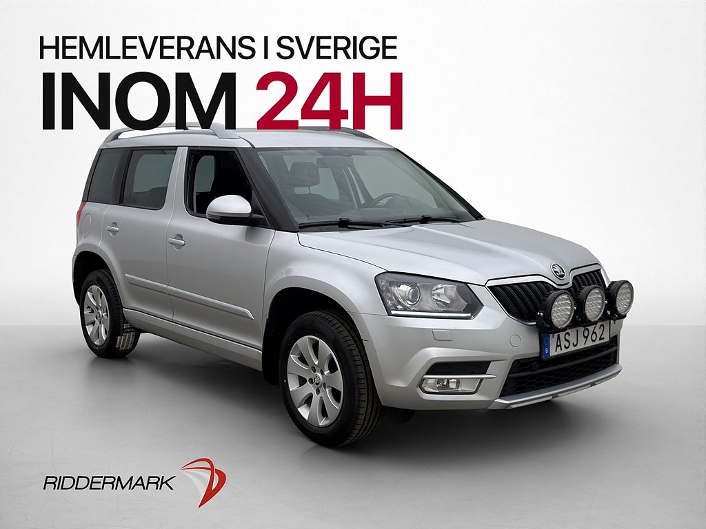 Skoda Yeti 1.4 TSI Drivers Edition Värmare Kamera Navi Drag