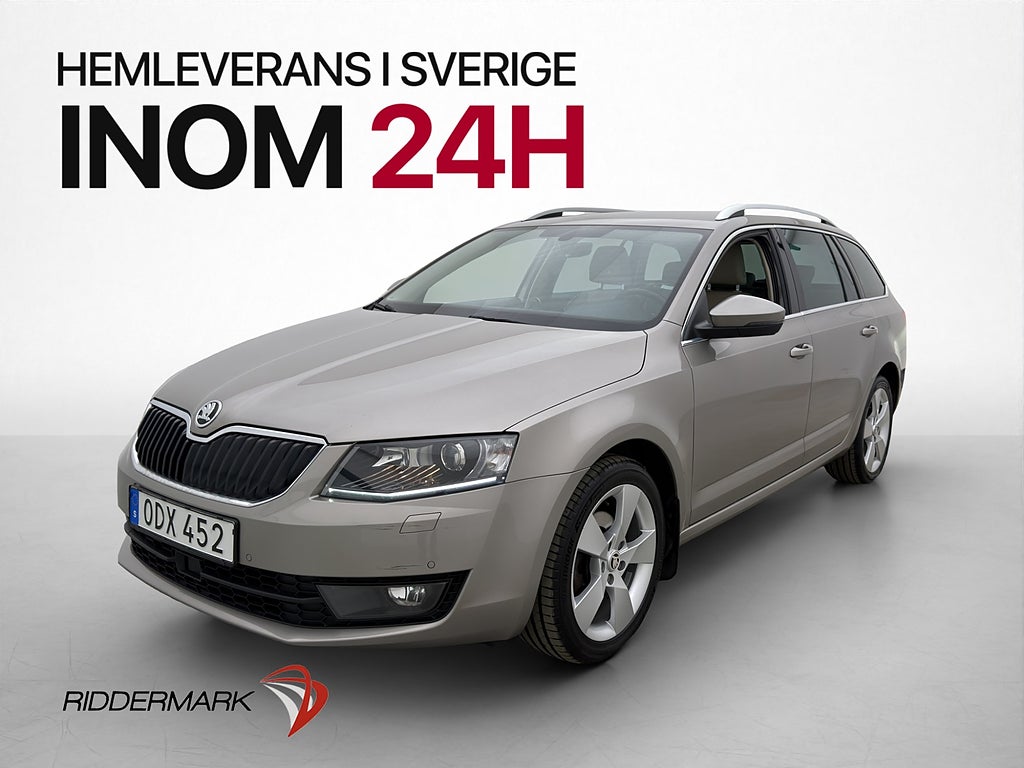 Skoda Octavia 2.0 TDI Style Drag Värmare Canton Kamera Navi