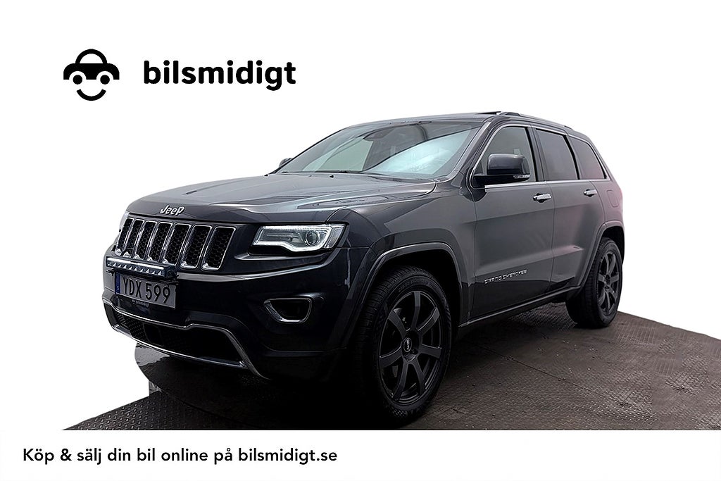 Jeep Grand Cherokee 3.0 V6 CRD 4WD Overland Drag Pano Navi Kamera Stolminne 250hk