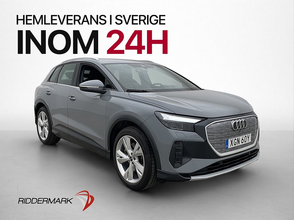 Audi Q4 E-Tron 40 204hk 82 kWh Värmare CarPlay MOMS