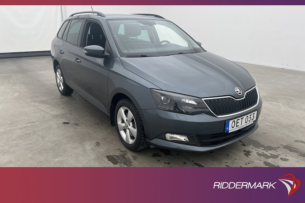 Skoda Fabia Kombi TSI 110hk Sensorer Farthållare Bluetooth