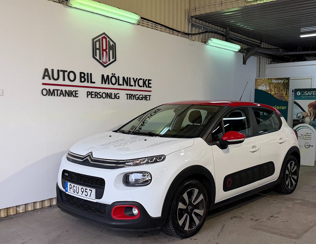 Citroën C3 1.2 PureTech 82 Euro 6 NY KOPPLING