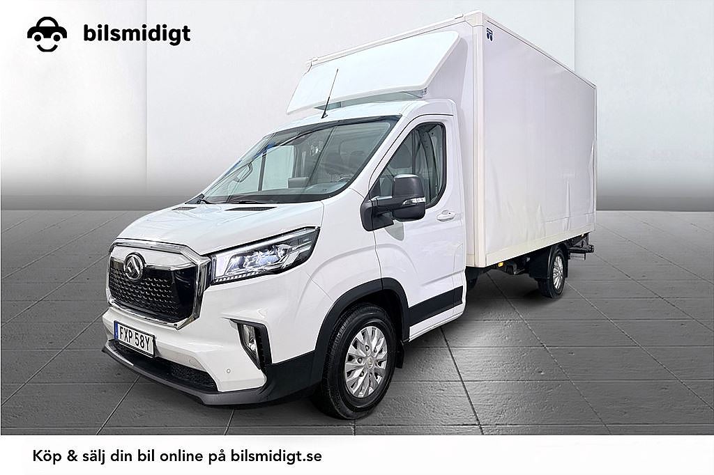 Maxus E-Deliver 9 Chassi 3sits BG-Lyft Kamera Volymskåp MOMS