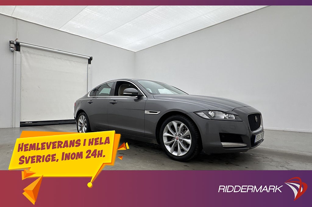 Jaguar XF 20d AWD 180hk D-värm Kamera Skinn