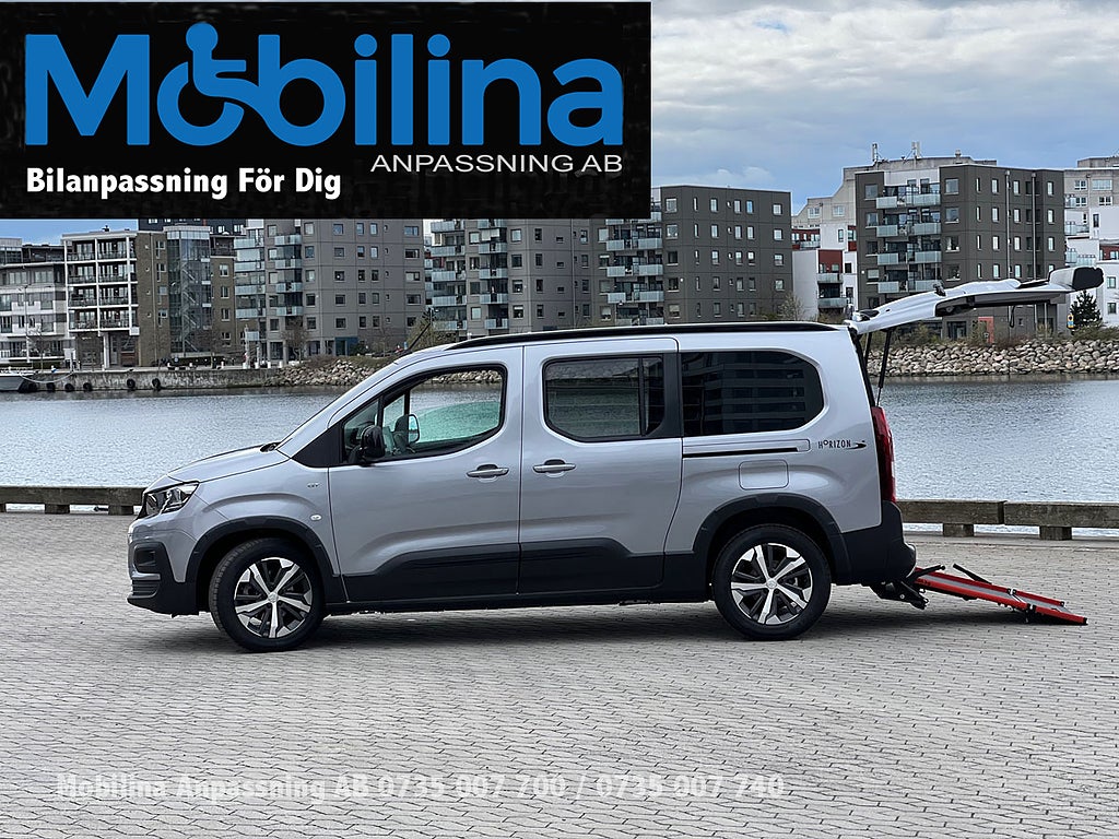 Peugeot Rifter Handikappanpassad Rullstolsbil 