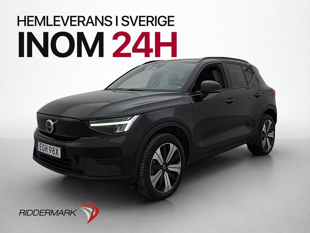 Volvo XC40 Recharge Single Motor Värmepump Kamera MOMS