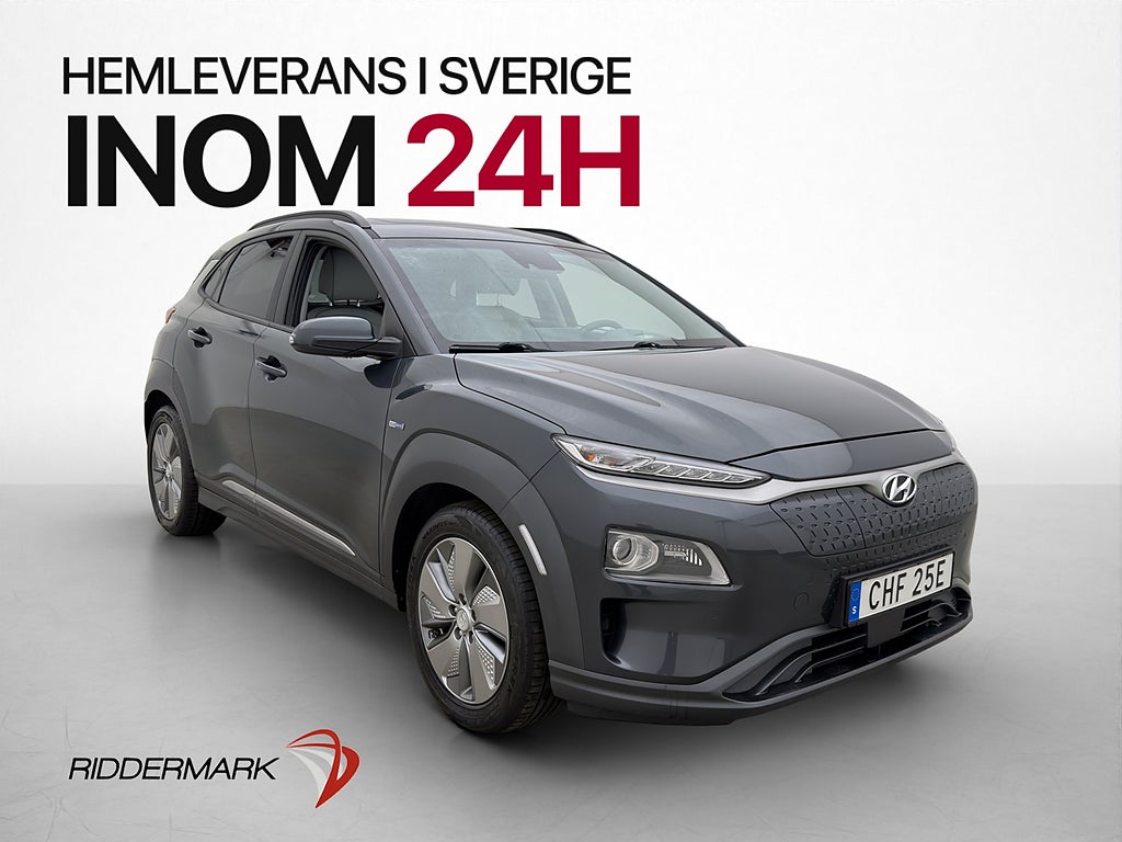 Hyundai Kona 64 kWh 204hk Premium KRELL T-Lucka HUD Kamera