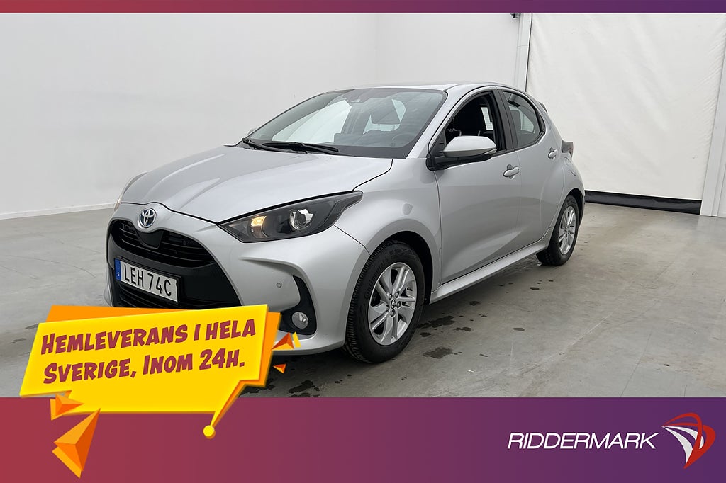 Toyota Yaris Hybrid Active Kamera Rattvärm Adaptiv-Fart MOMS