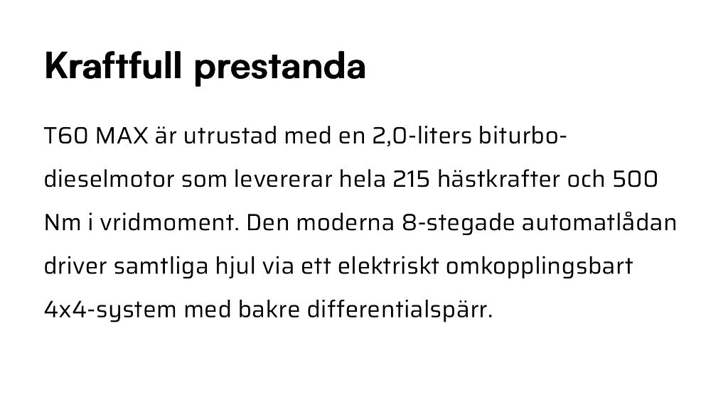 Maxus T60 4x4 | 399.900Kr | Sveriges billigaste pickup! 2025