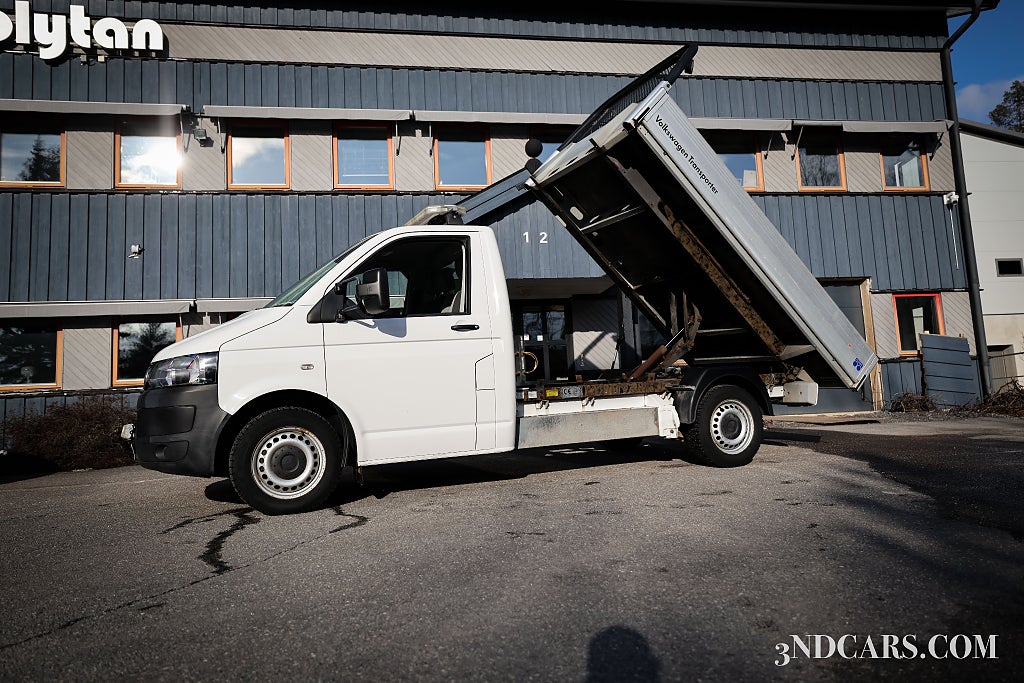 Volkswagen Transporter Chassi Cab T30 2.0 TDI ELSTYRT TIPPFLAK FLAK MOMS LEASI