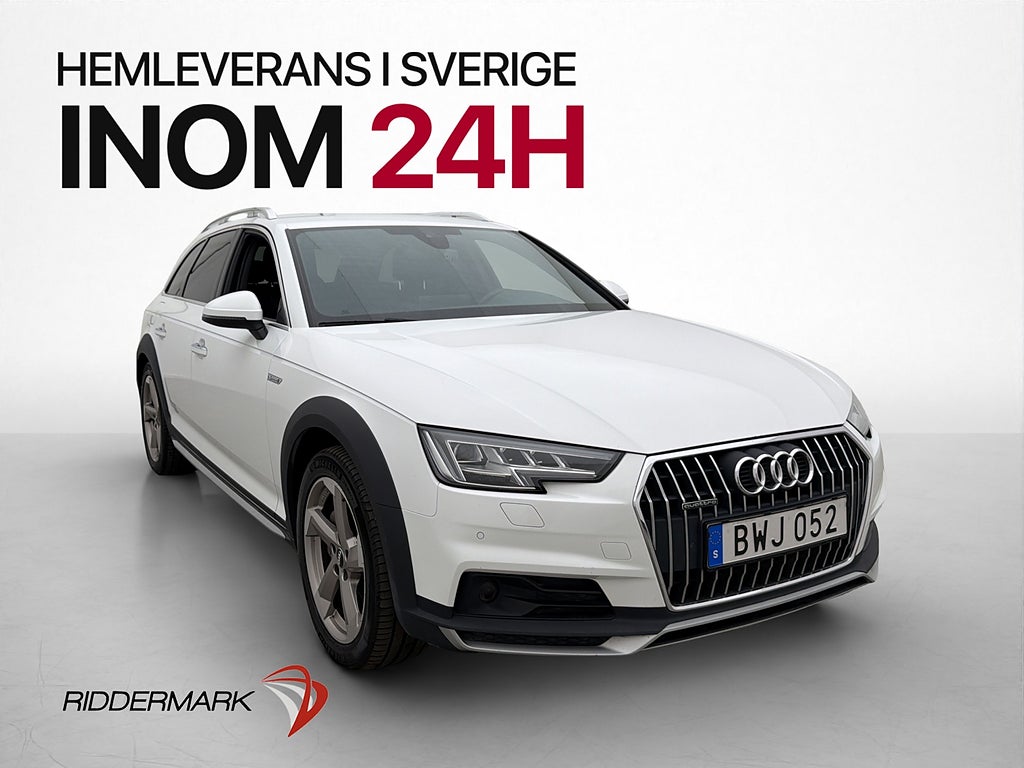 Audi A4 Allroad TDI Q 190hk Cockpit Matrix B&O Värmare Drag