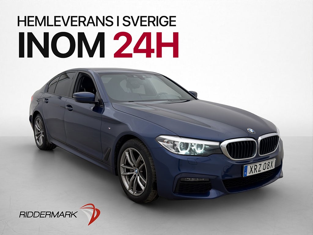 BMW 520d xDrive M Sport Hifi D-värm Live Cockpit Hifi 190hk