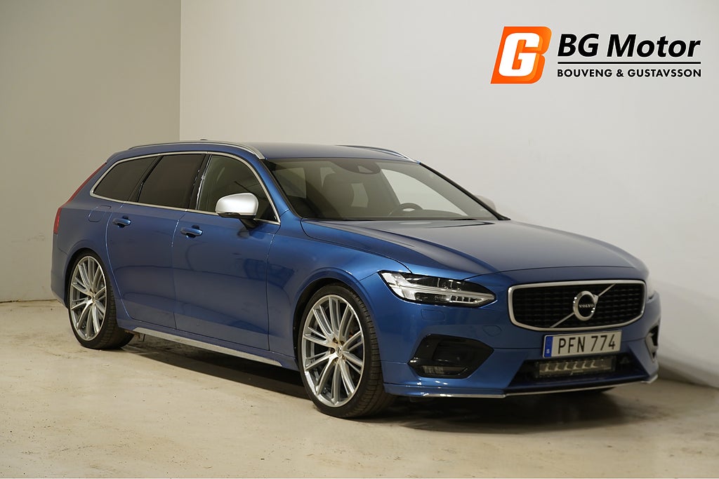 Volvo V90 D4 190HK AWD Aut R-Design Drag/Värmare/Keyless/Elstol