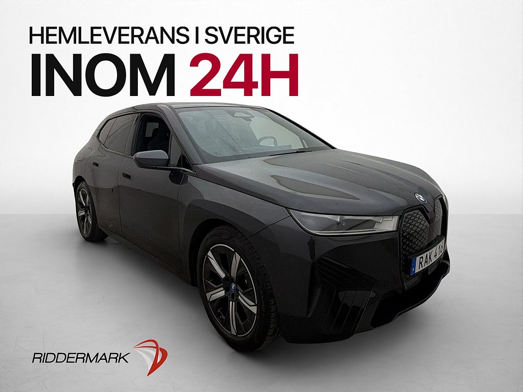 BMW iX xDrive50 Sport Sky 360° H/K Luftfjä Dragkrok MOMS