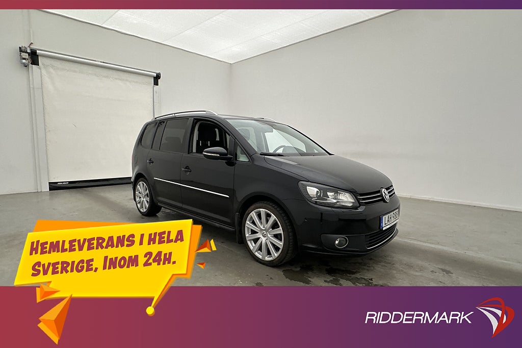 Volkswagen Touran TDI 177hk 7-Sits Pano D-Värm Kamera Drag
