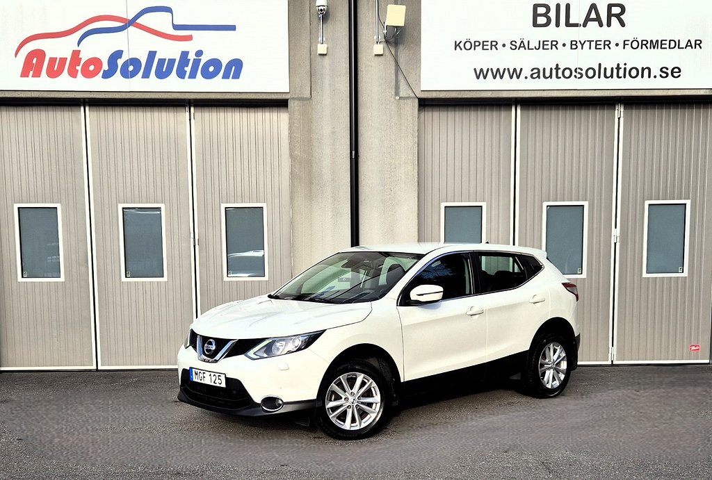 Nissan Qashqai 1.2 DIG-T 116hk Nav|B-kamera|V-hjul ingår!