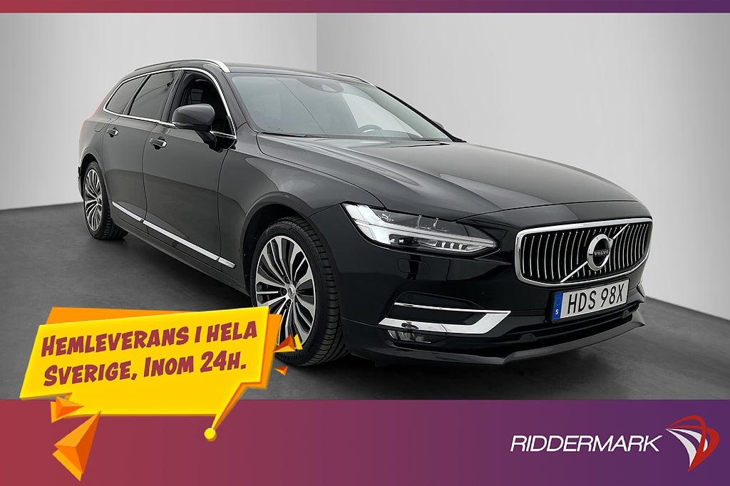 Volvo V90 D3 AWD Inscription VOC Värmare Kamera CarPlay Drag