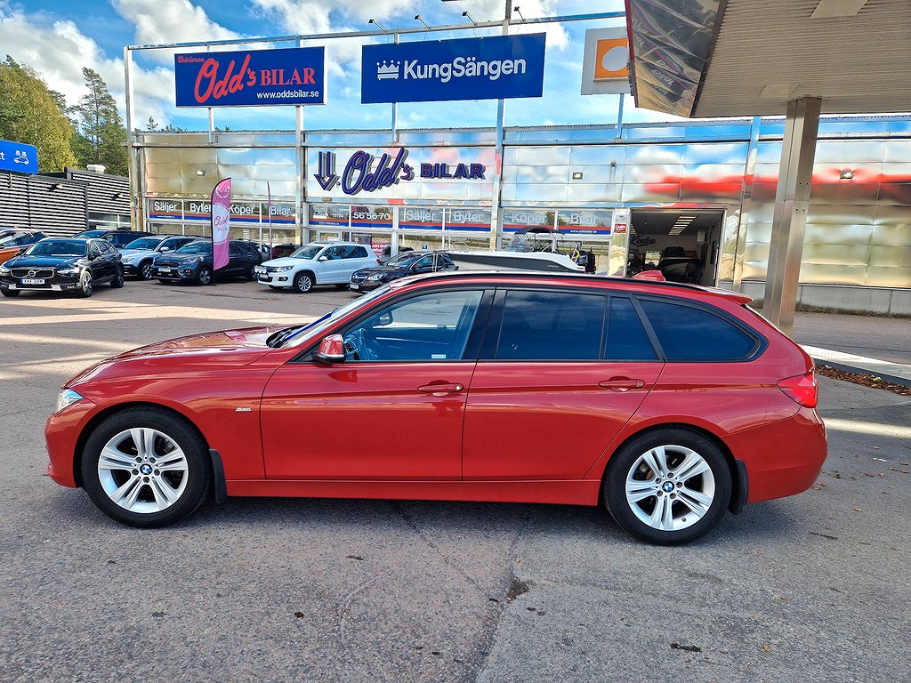 BMW 318 d Touring Sport line, 2 brukare, Drag Välvårdad 