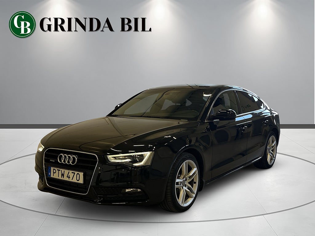 Audi A5 Sportback 2.0 TDI 177 HK QUATTRO DRAG AWD VÄRMARE