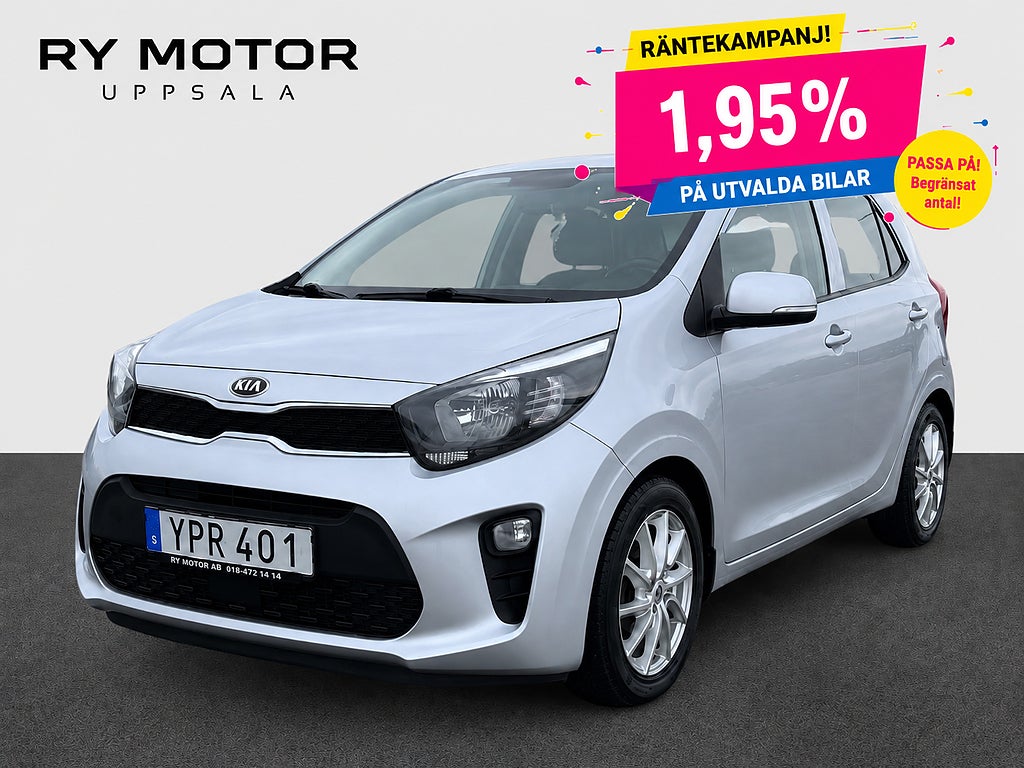 Kia Picanto 1.0 MPI 67hk Launch Edition Bluetooth Rattvärme