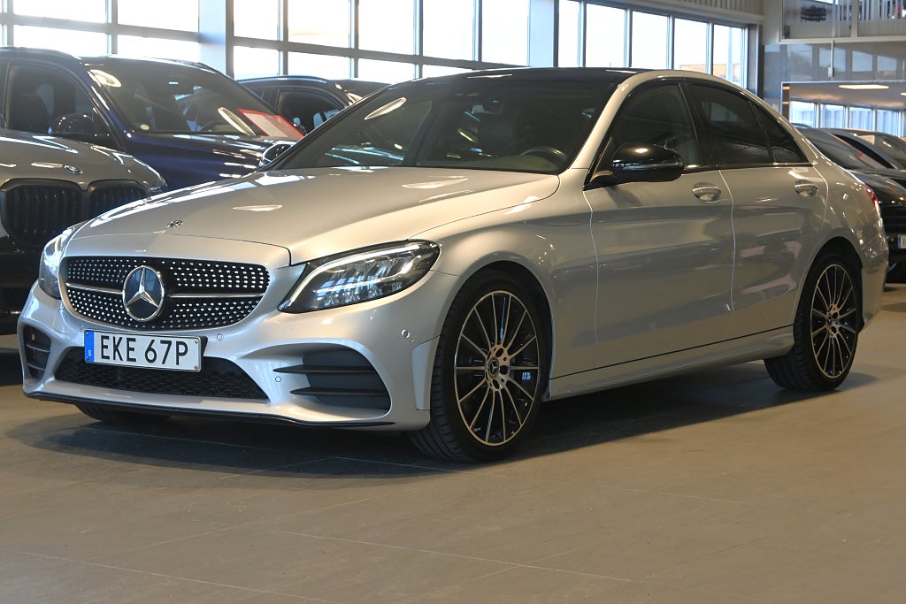 Mercedes-Benz C 220 d 194hk AMG Night Pano Cockpit Värmare