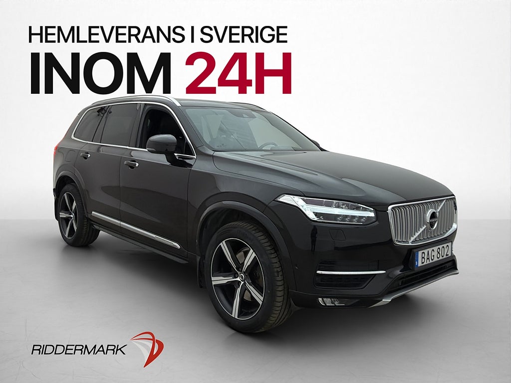 Volvo XC90 D5 AWD Inscription 360° Kamera VOC Värmare Drag