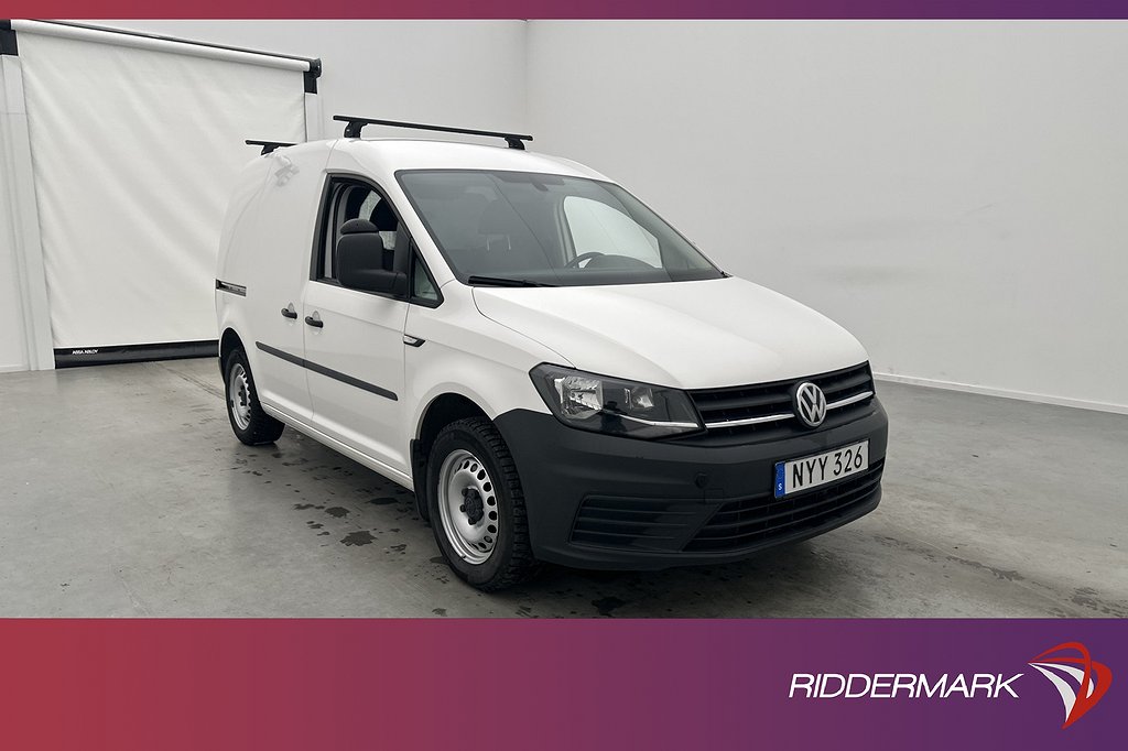 Volkswagen Caddy 2.0TDI Värmare Dragkrok PDC Takräcke Moms