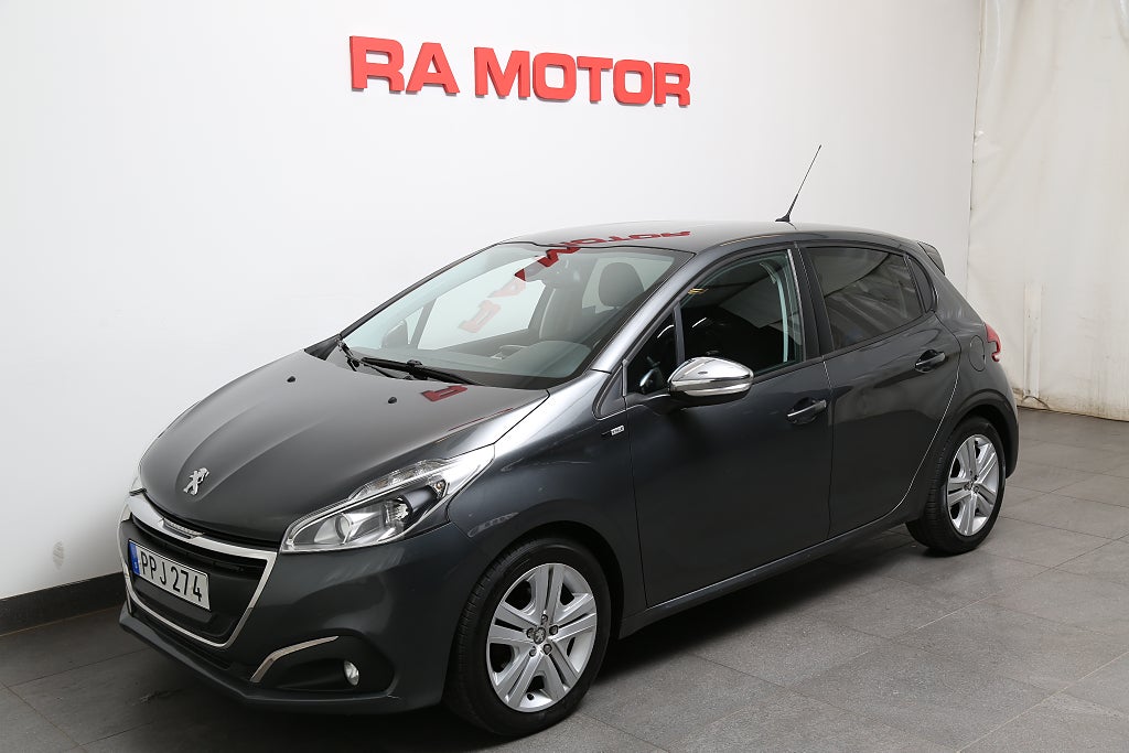 Peugeot 208 1,2 PureTech 82hk Style 5-dörrar P-sensorer Nybesikt 2016