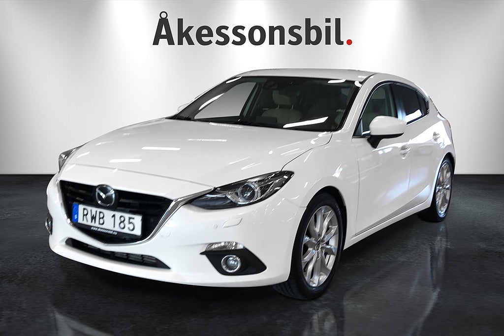 Mazda 3 5D 2,2D 150 hk AT Optimum LÅG SKATT
