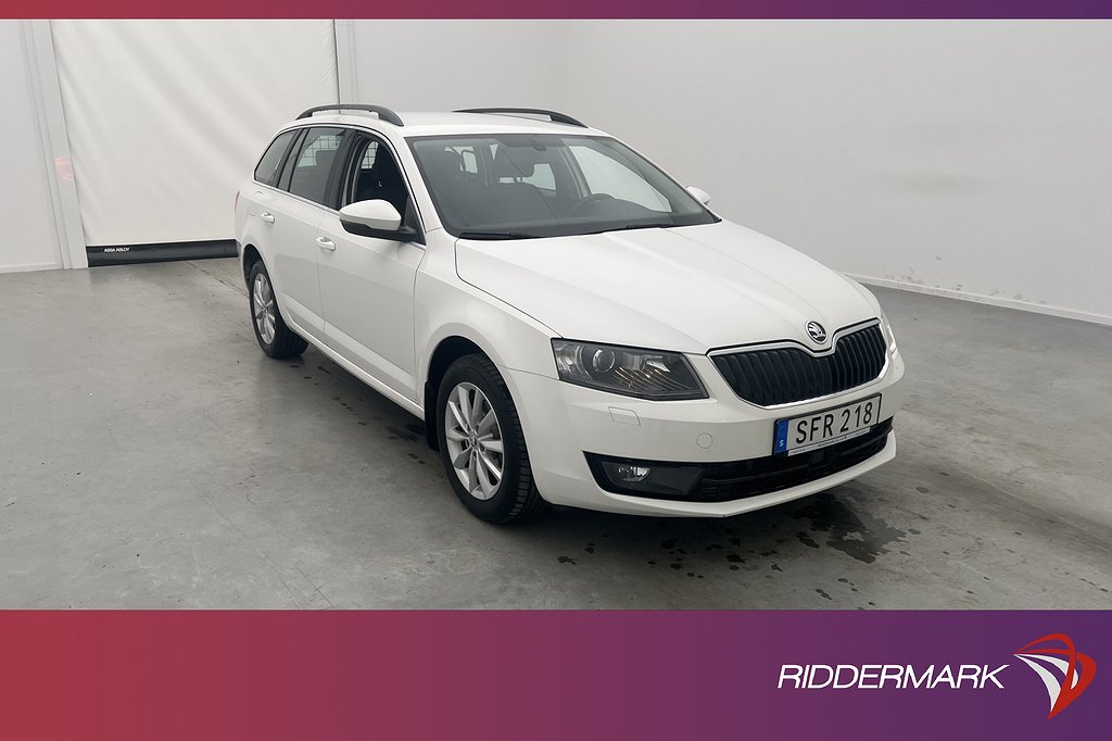 Skoda Octavia Kombi 1.6 TDI 4x4 105hk Värm Farthållare Drag