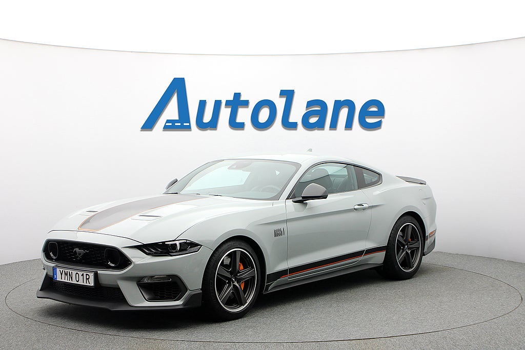 Ford Mustang Mach 1 5.0 V8 Kamera, Skinn, MOMS, 1 ägare 460hk