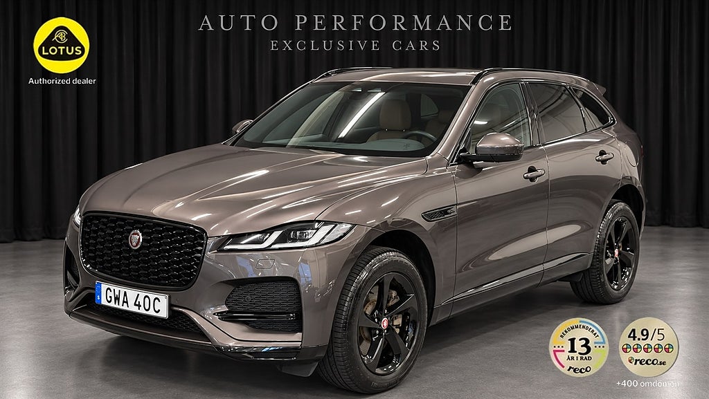 Jaguar F-Pace P400e PHEV 400hk SE / Hemleverans /
