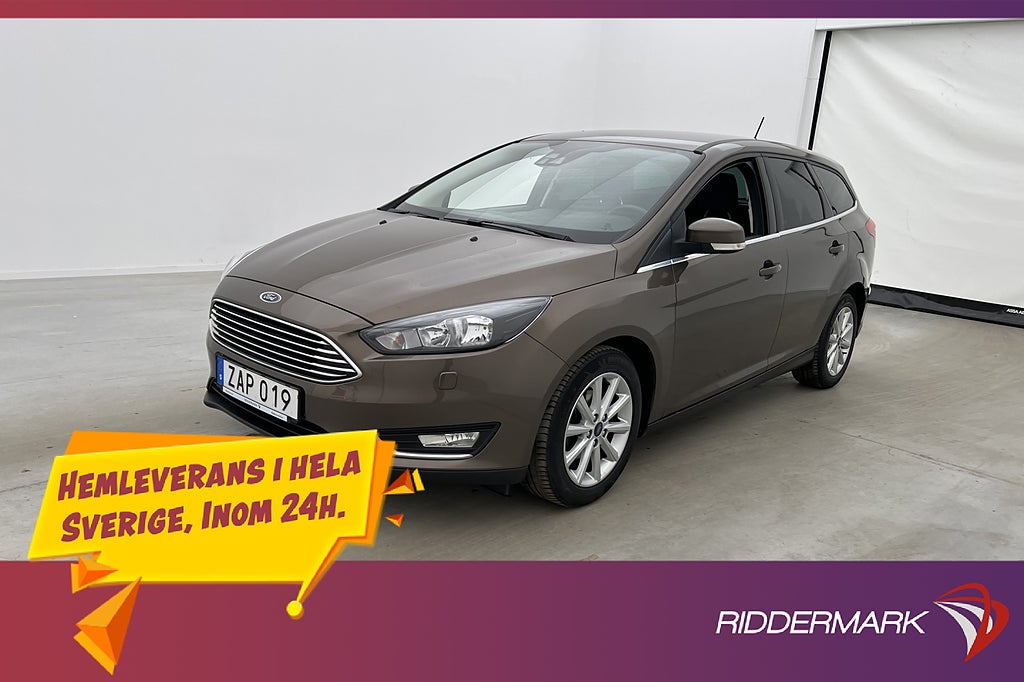 Ford Focus 1.0 100hk Titanium Sensorer Farthållare Keyless