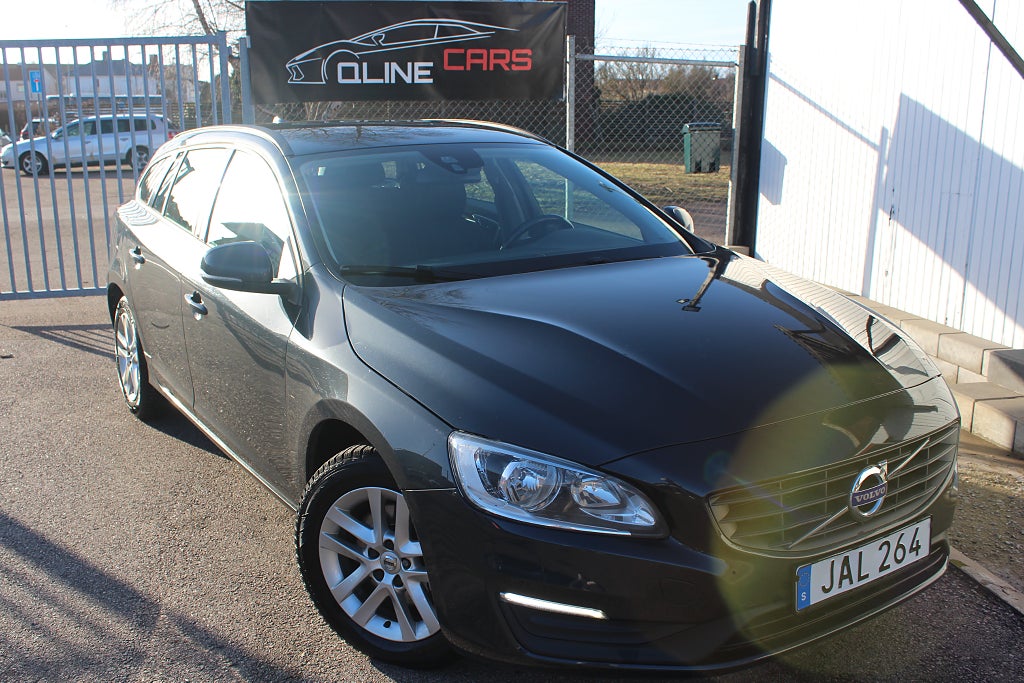 Volvo V60 D2 Geartronic Kinetic Euro 6|Kamrembytt|Nybesiktigad