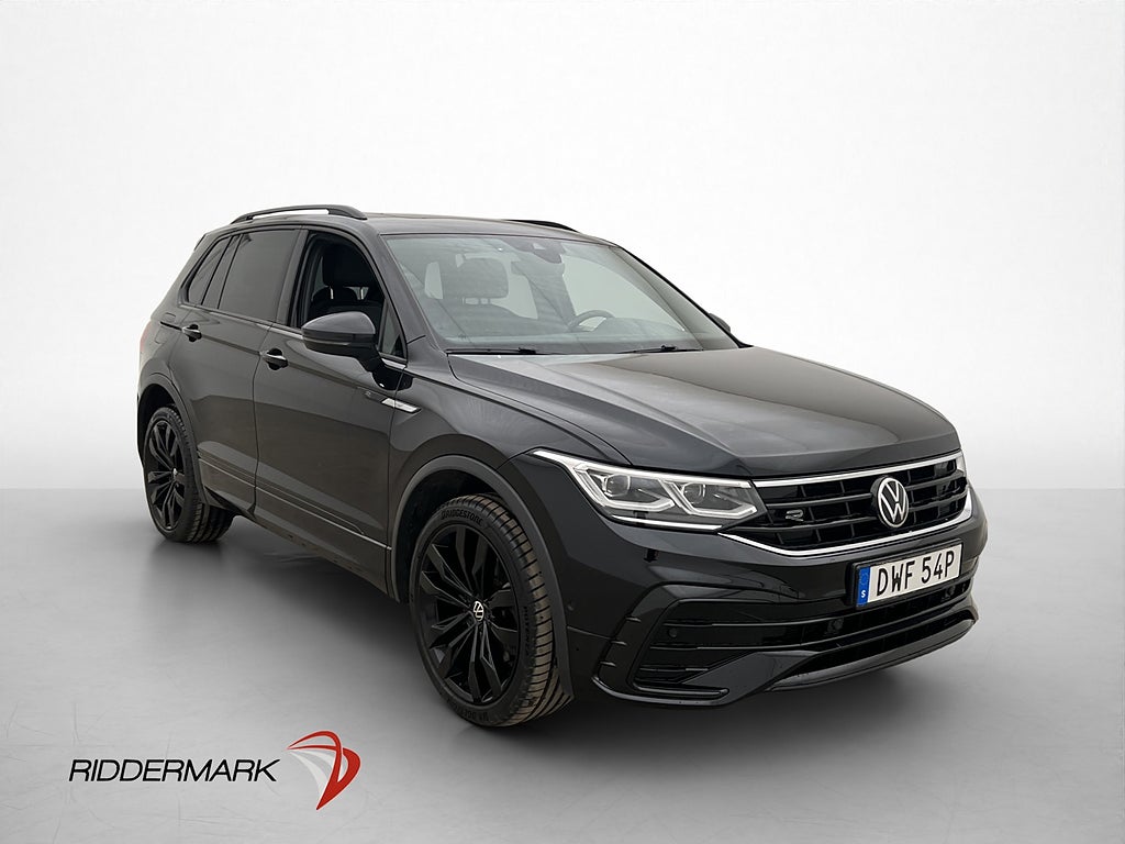 Volkswagen Tiguan TSI 190hk 4M R-Line Pano Värm Kamera Drag