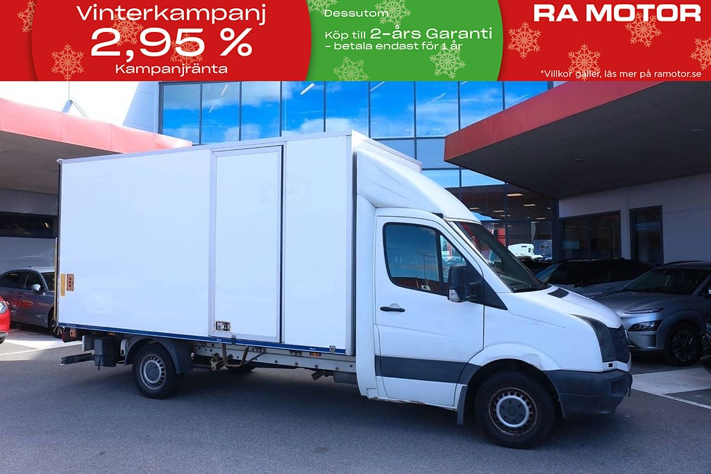 Volkswagen crafter Chassi 35 2,0 TDI 163hk Bakgavellyft Moms