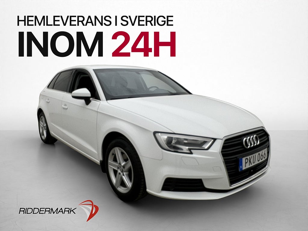 Audi A3 1.4 TFSI 150hk Bluetooth Farthållare P-Sensorer