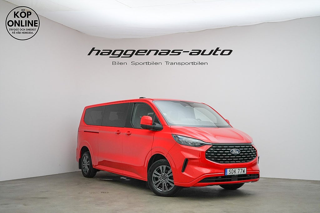 Ford Tourneo Custom / 9-Sits / 170hk / Moms / Drag