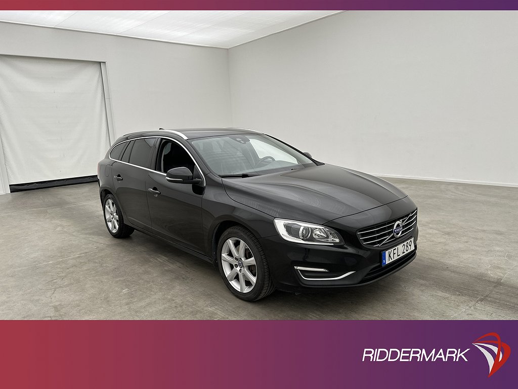 Volvo V60 D4 AWD 190hk Summum VOC Värm Skinn Drag