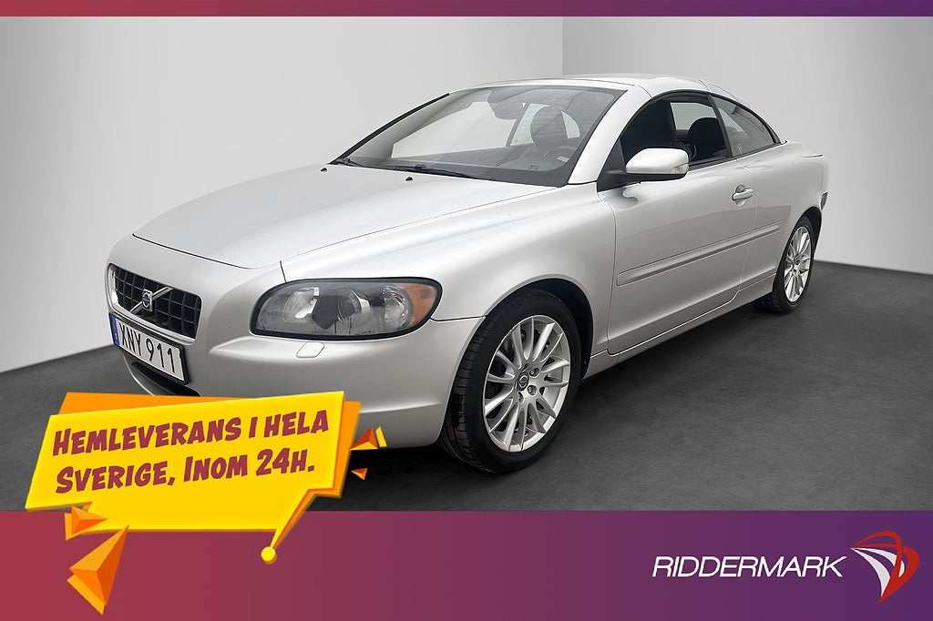 Volvo C70 T5 220hk Summum Skinnklädsel Hardtop Elstolar